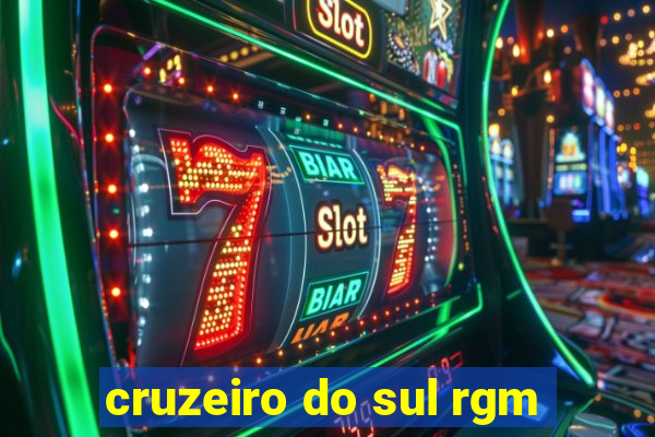 cruzeiro do sul rgm